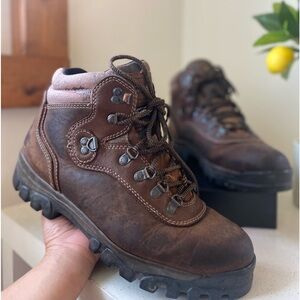 Thermolite thin insulation combat mens boots brown size 10